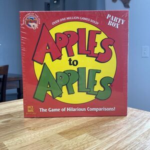 Apples to Apples Game Out Of The Box Party Box Brand New Sealed